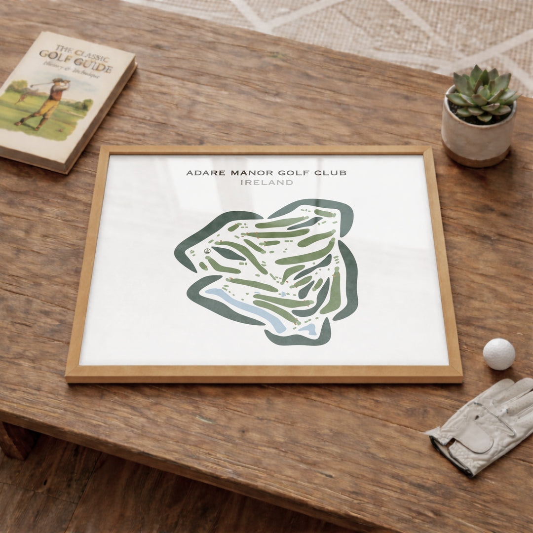 Adare Manor Golf Club, Ireland - Printed Golf Courses