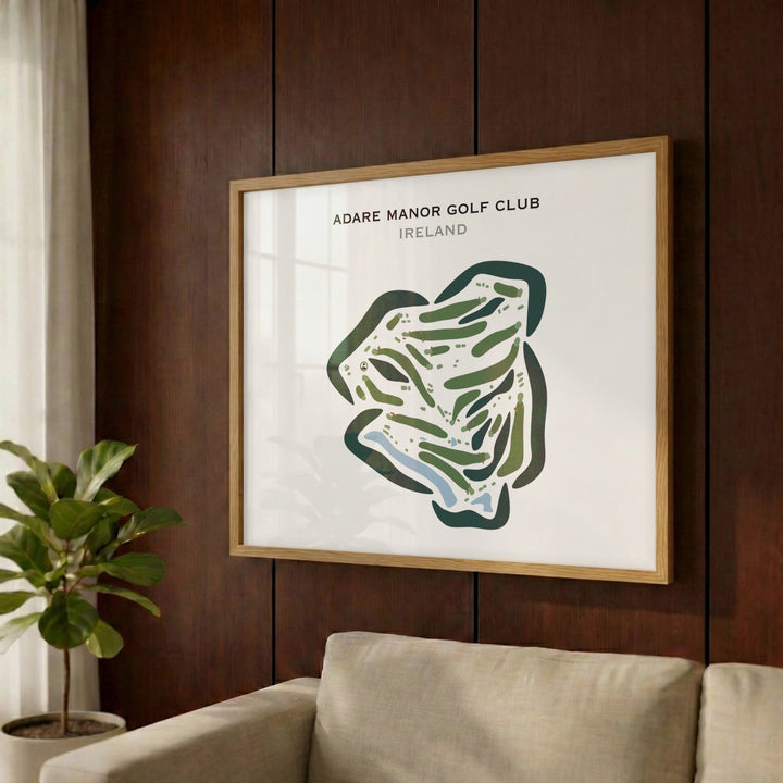 Adare Manor Golf Club, Ireland - Printed Golf Courses