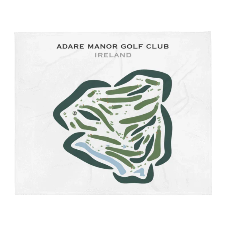 Adare Manor Golf Club, Adare Village, Ireland - Printed Golf Courses