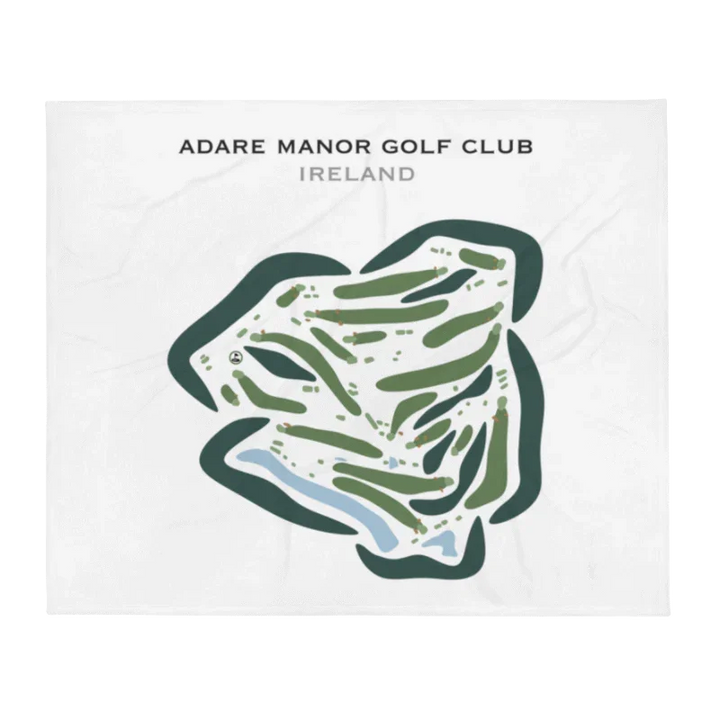 Adare Manor Golf Club, Adare Village, Ireland - Printed Golf Courses