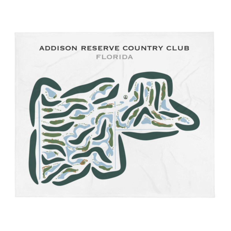 Addison Reserve Country Club, Florida - Printed Golf Courses