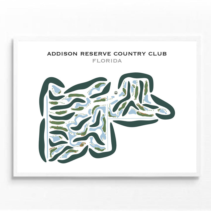 Addison Reserve Country Club, Florida - Printed Golf Courses