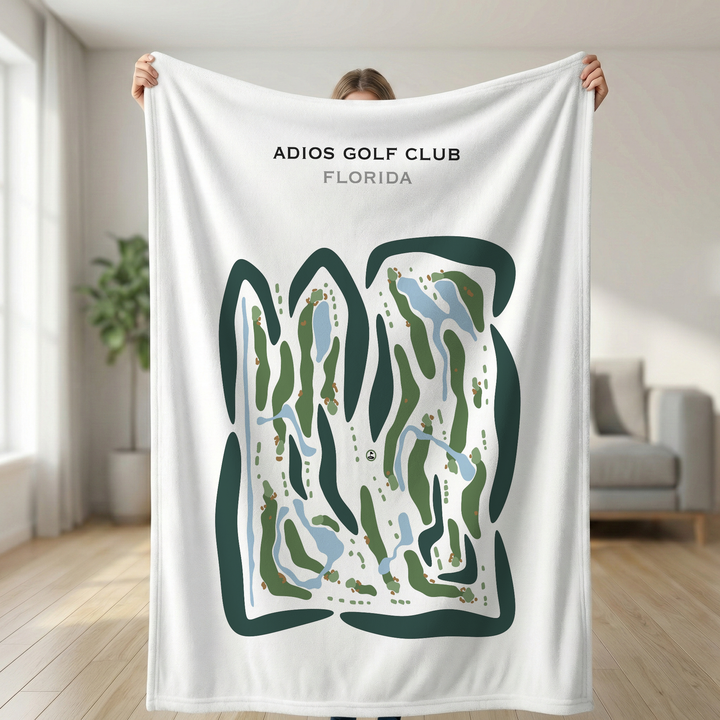 Adios Golf Club, Florida - Printed Golf Course