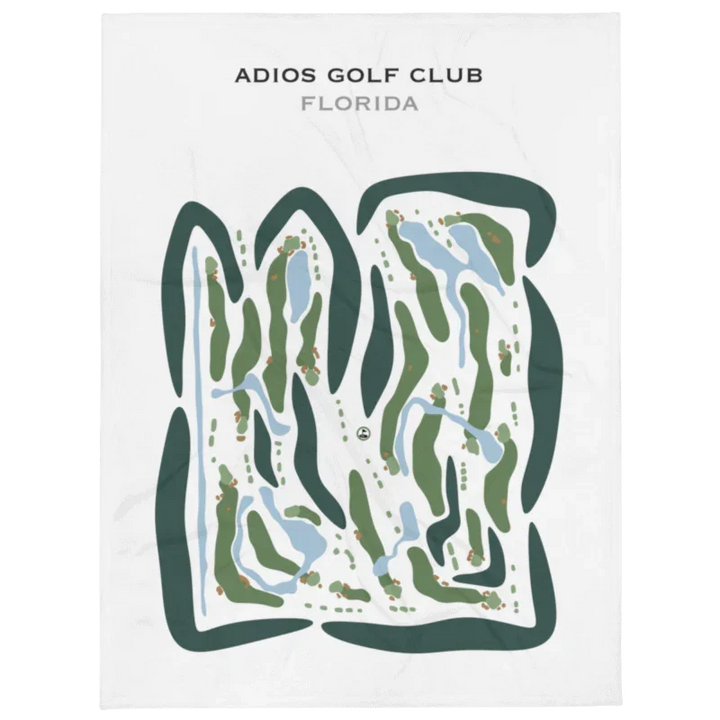 Adios Golf Club, Florida - Printed Golf Course
