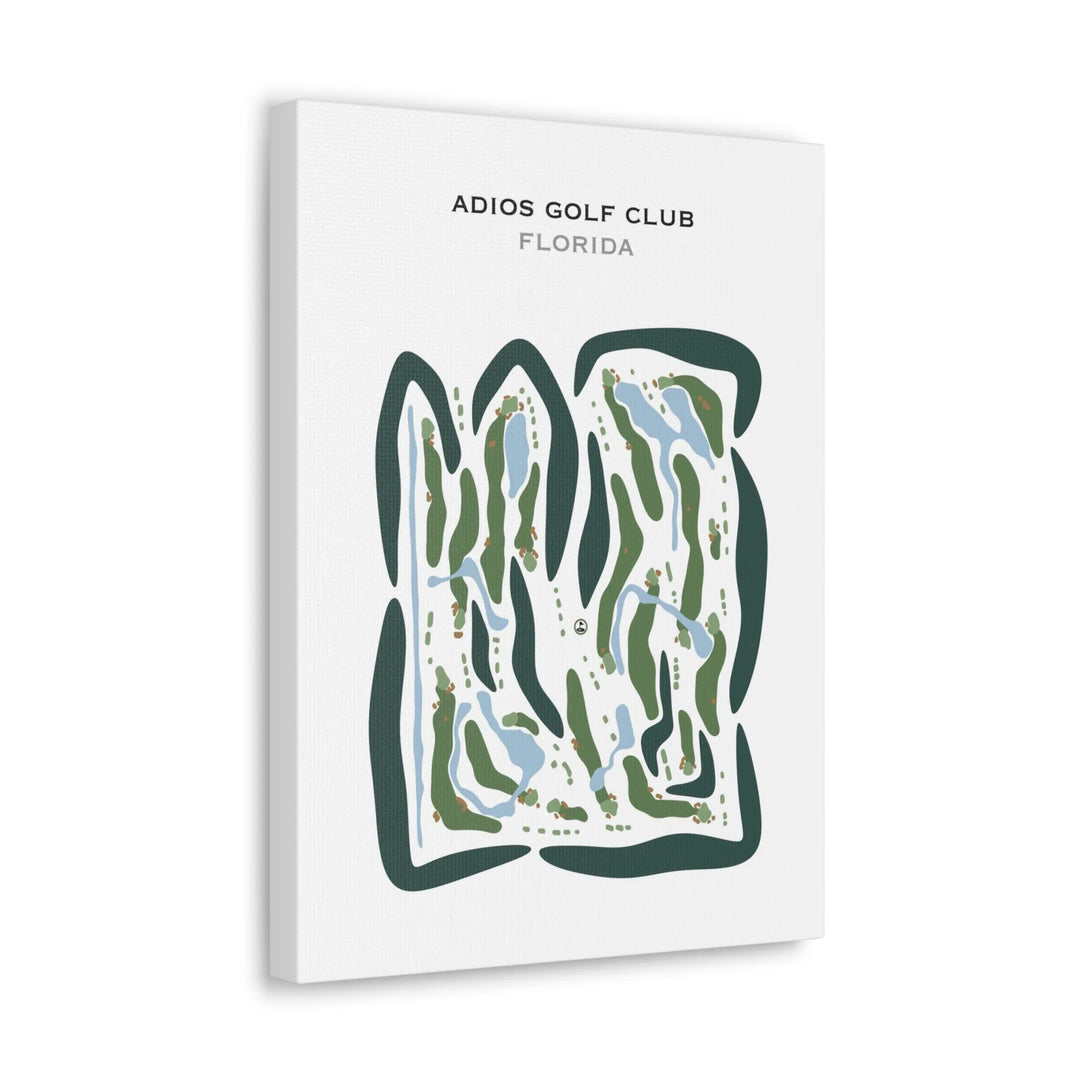 Adios Golf Club, Florida - Printed Golf Course