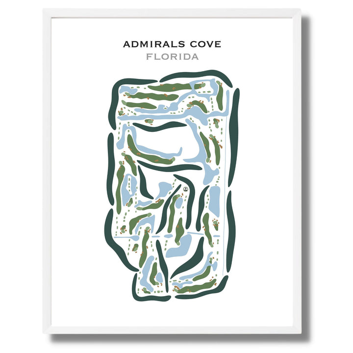 Admirals Cove, Florida - Printed Golf Courses