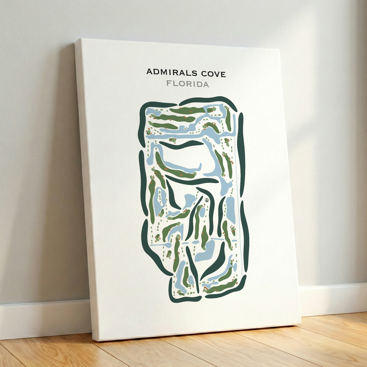 Admirals Cove, Florida - Printed Golf Courses