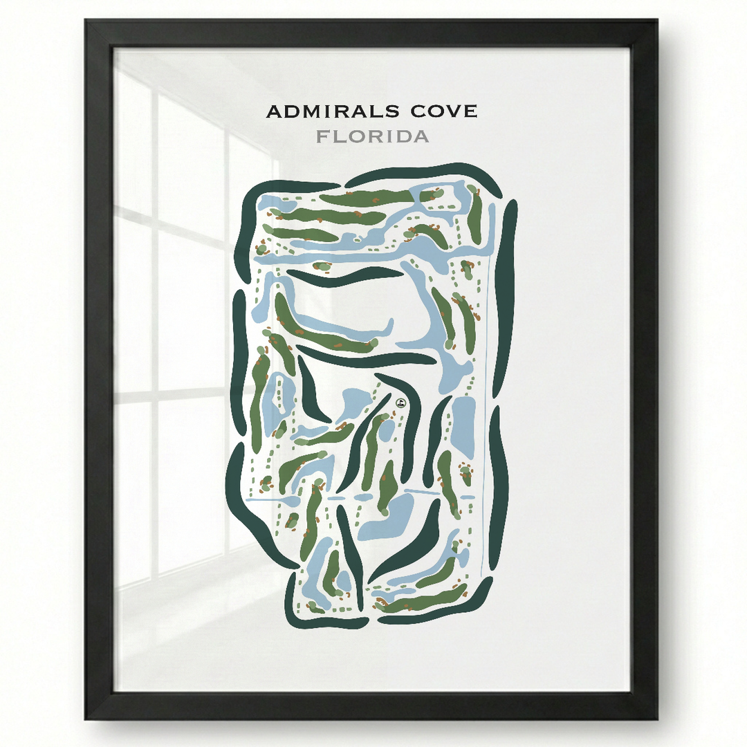 Admirals Cove, Florida - Printed Golf Courses