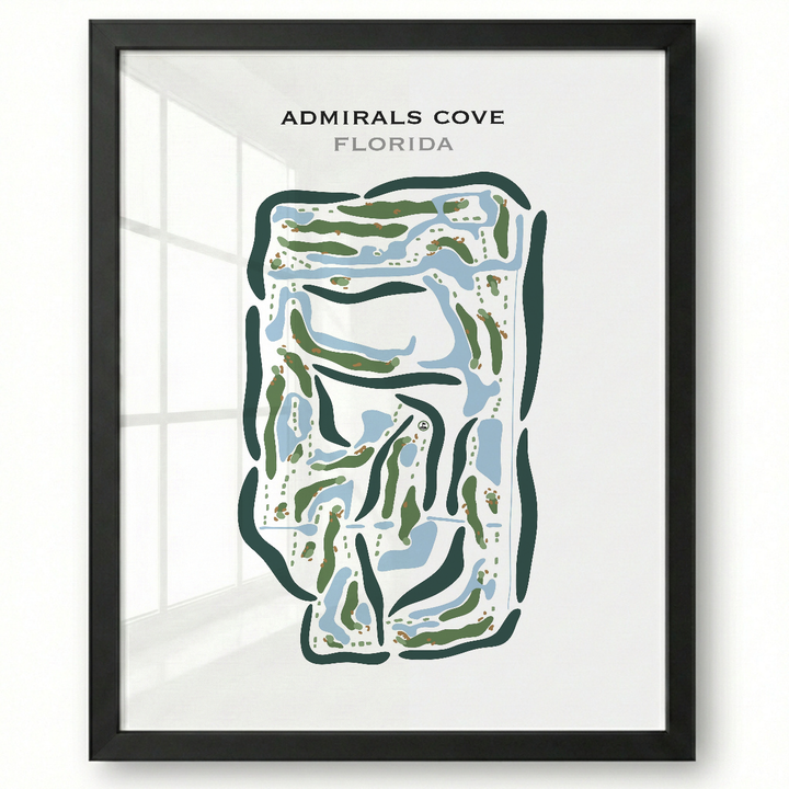 Admirals Cove, Florida - Printed Golf Courses