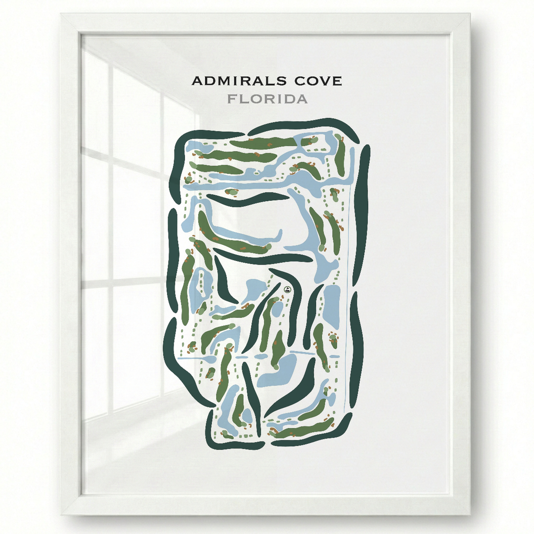 Admirals Cove, Florida - Printed Golf Courses