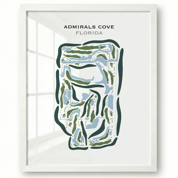 Admirals Cove, Florida - Printed Golf Courses