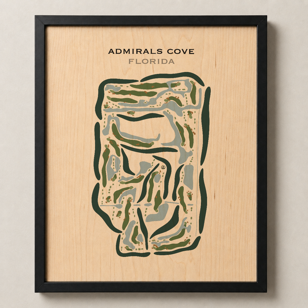 Admirals Cove, Florida - Printed Golf Courses
