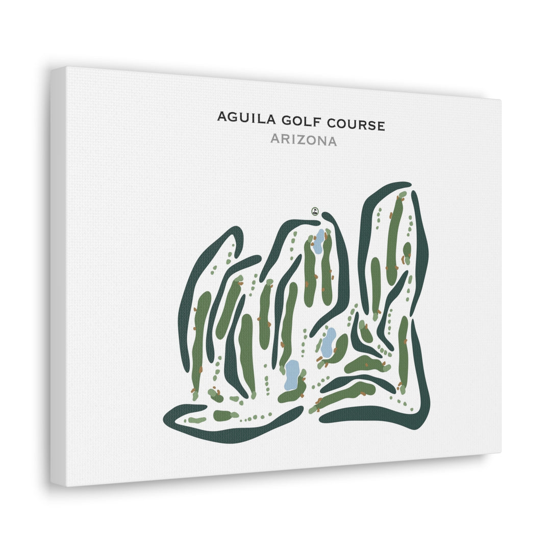 Aguila Golf Course, Arizona - Printed Golf Courses