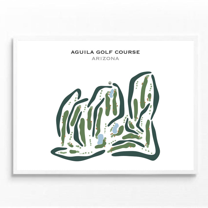 Aguila Golf Course, Arizona - Printed Golf Courses