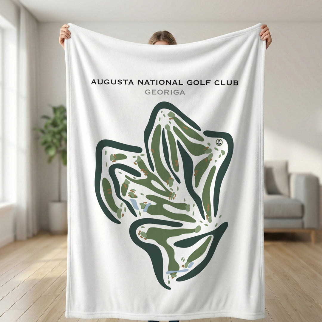 Augusta National Golf Club, Georgia - Printed Golf Course