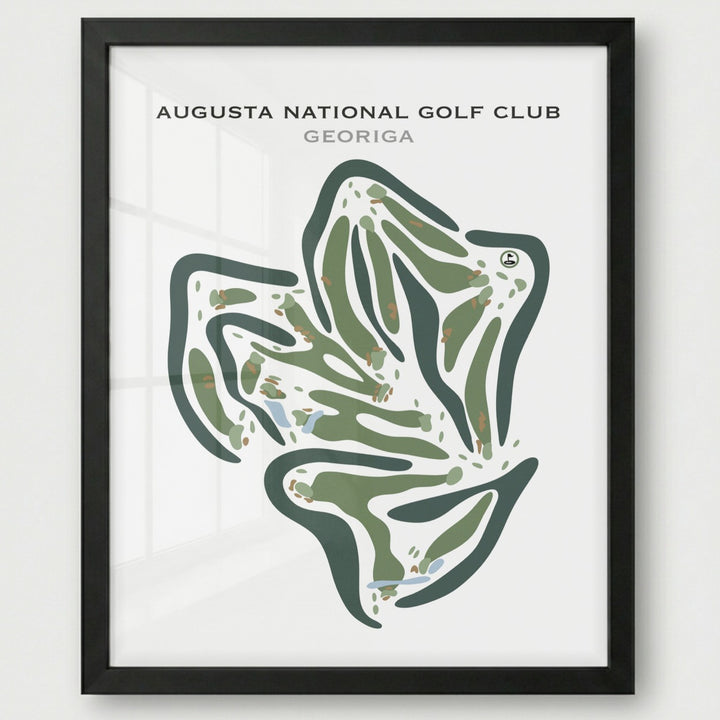 Augusta National Golf Club, Georgia - Printed Golf Course