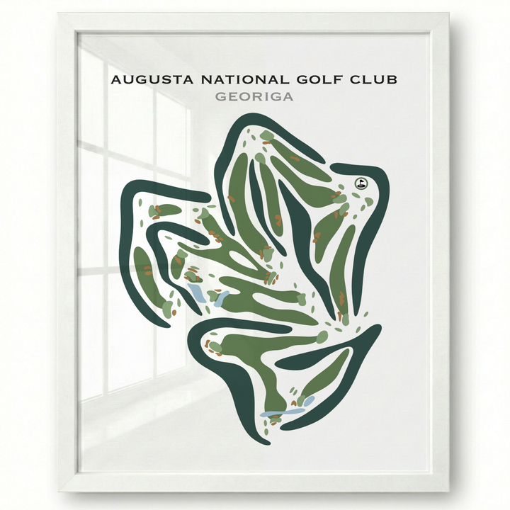 Augusta National Golf Club, Georgia - Printed Golf Courses