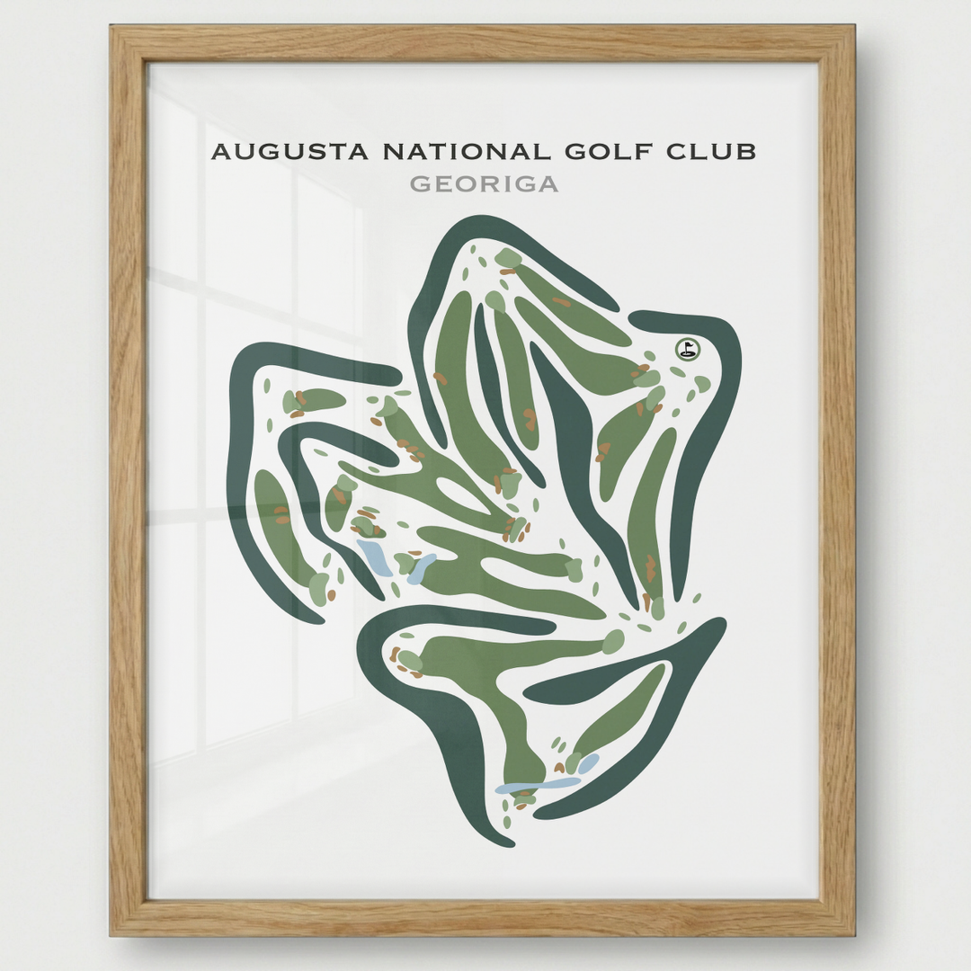 Augusta National Golf Club, Georgia - Printed Golf Courses