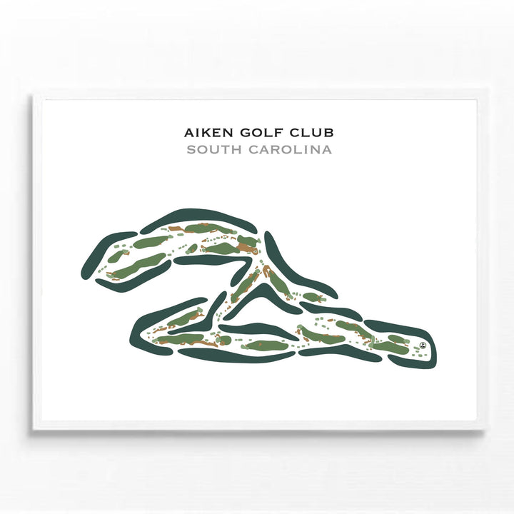 Aiken Golf Club, South Carolina - Printed Golf Courses