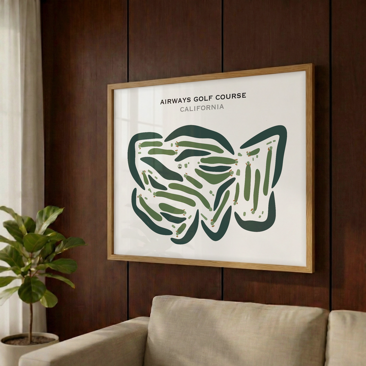 Airways Golf Course, California - Printed Golf Courses