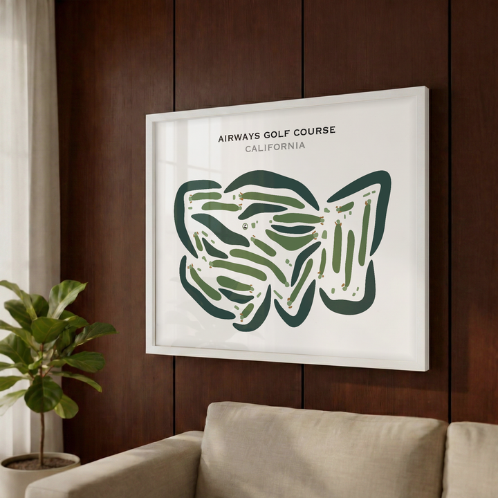 Airways Golf Course, California - Printed Golf Courses