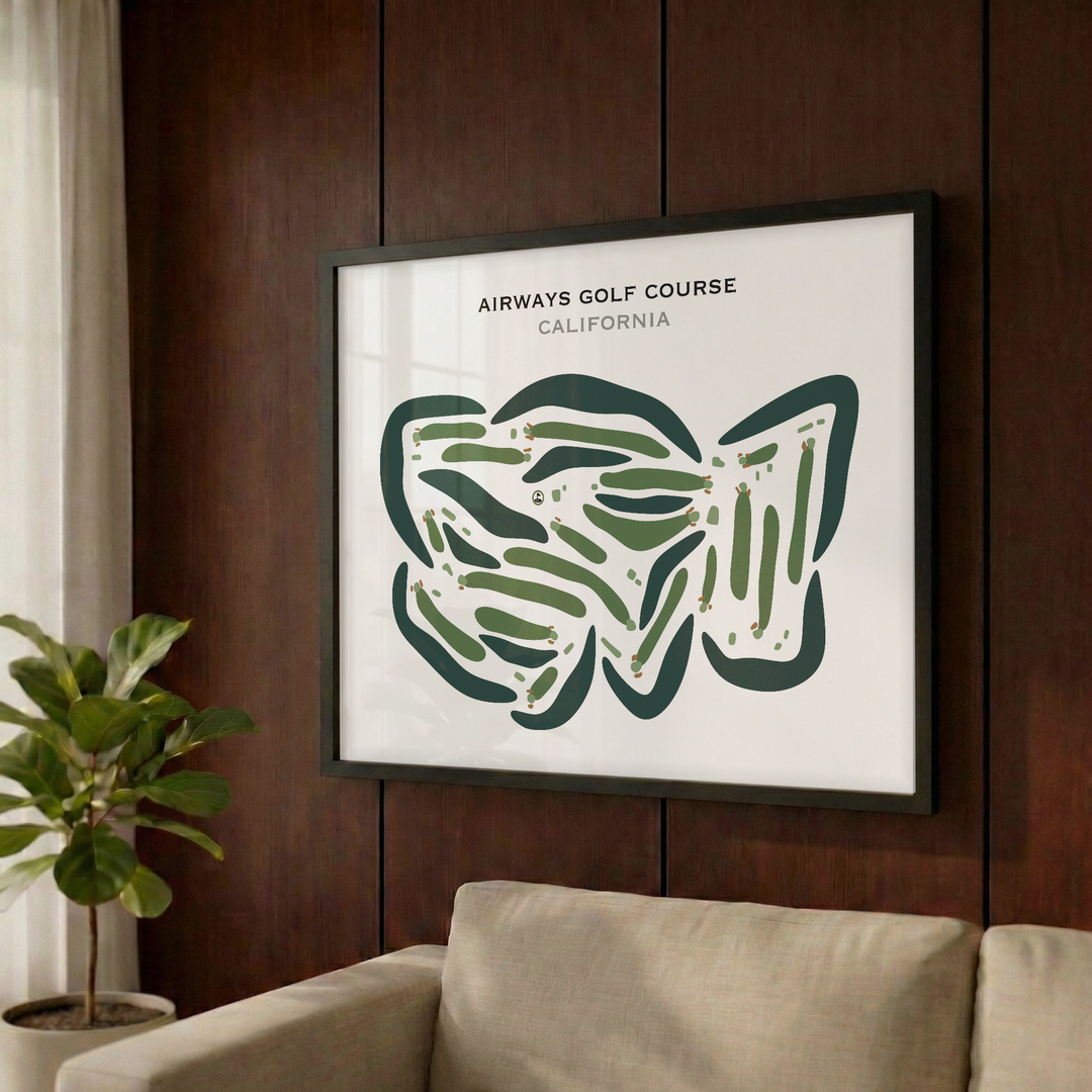 Airways Golf Course, California - Printed Golf Courses