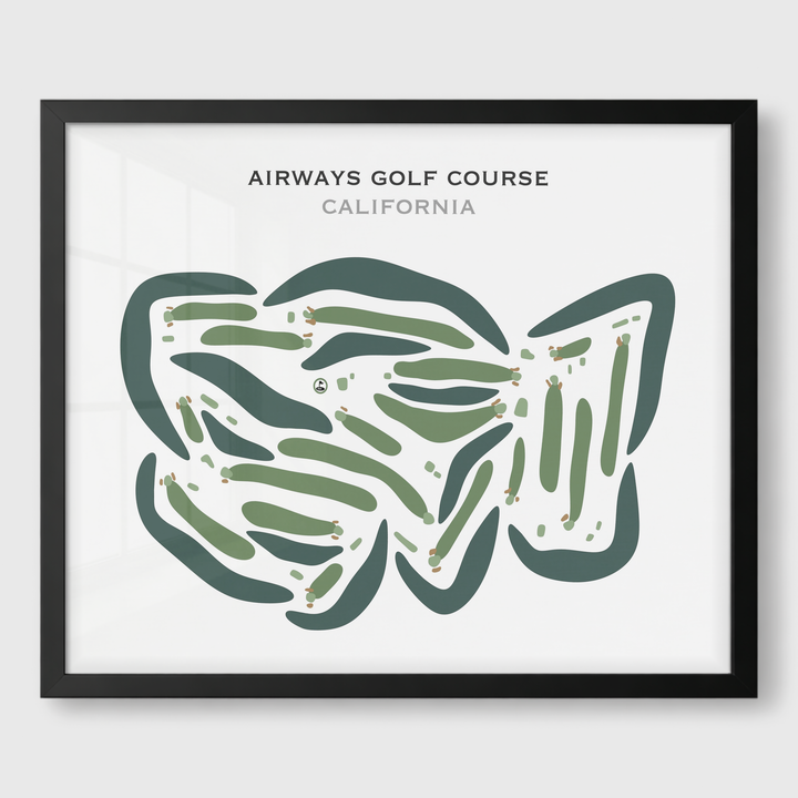 Airways Golf Course, California - Printed Golf Courses