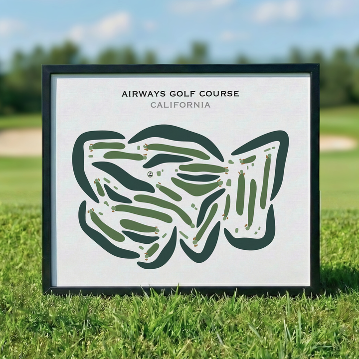 Airways Golf Course, California - Printed Golf Courses