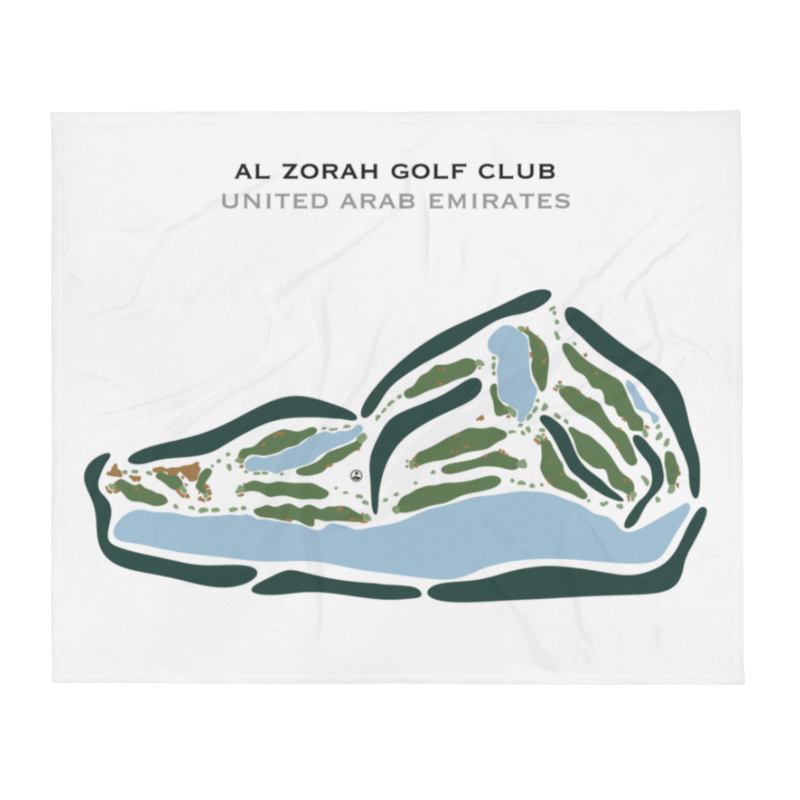 Al Zorah Golf Club, United Arab Emirates - Printed Golf Courses