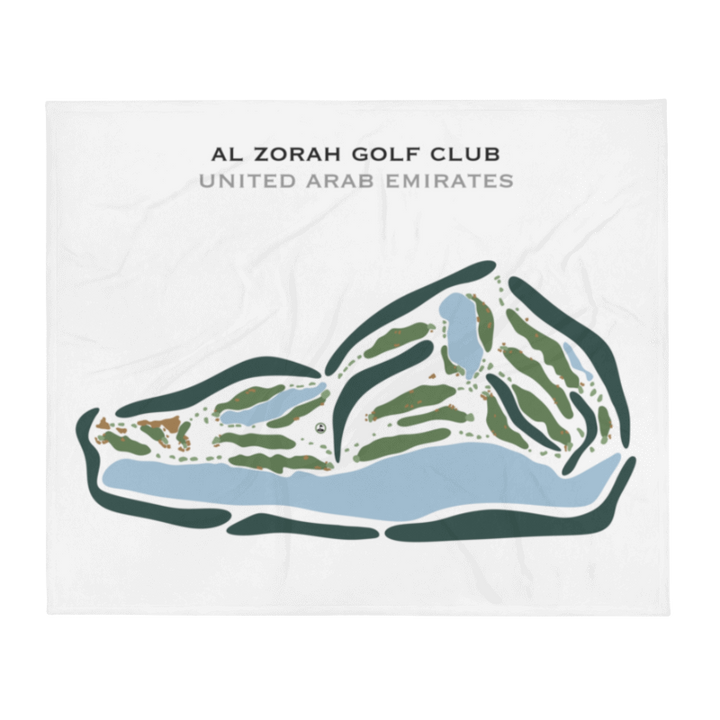 Al Zorah Golf Club, United Arab Emirates - Printed Golf Courses