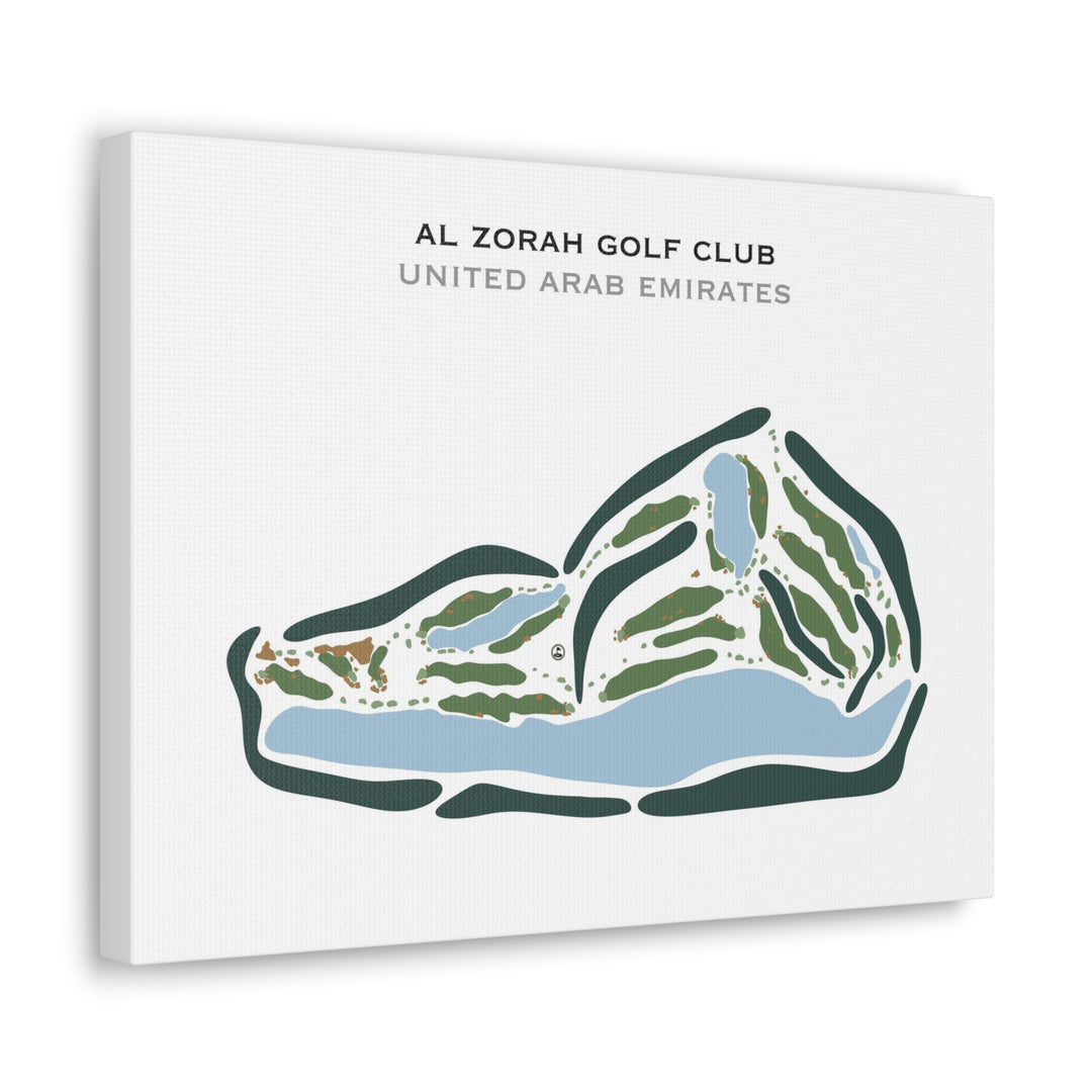 Al Zorah Golf Club, United Arab Emirates - Printed Golf Courses