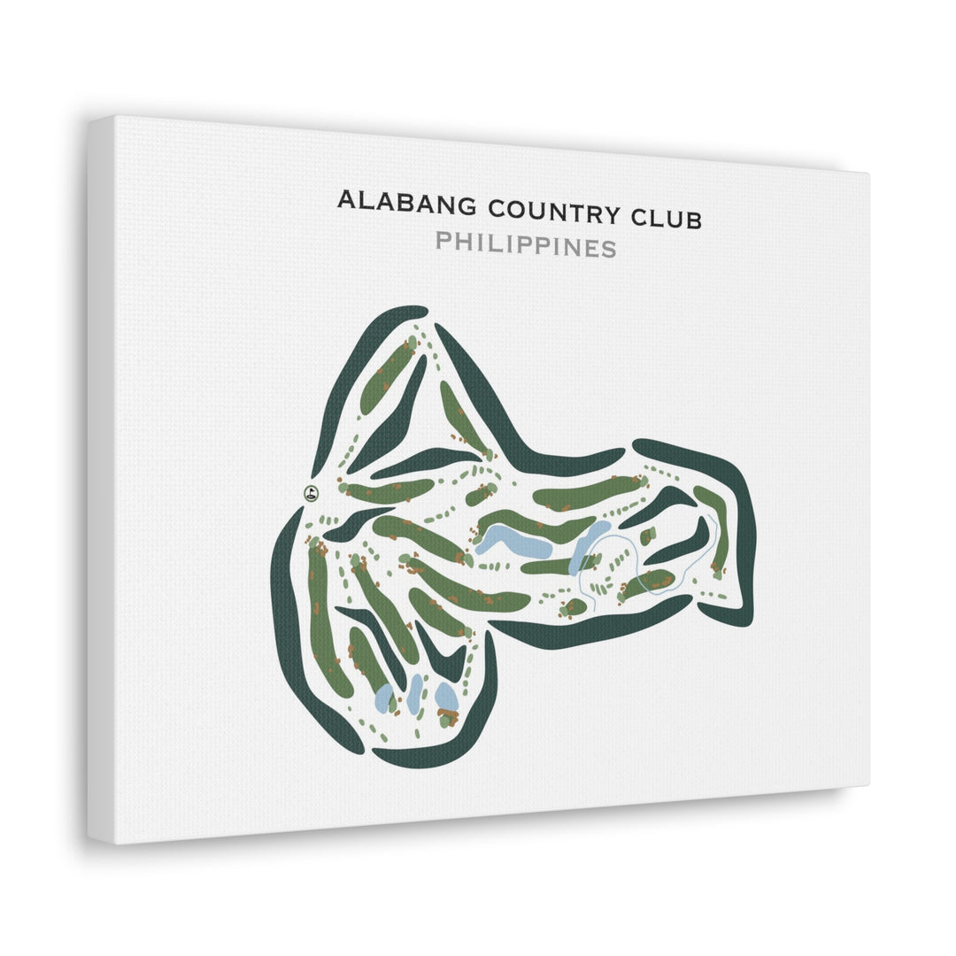 Alabang Country Club, Philippines - Printed Golf Courses