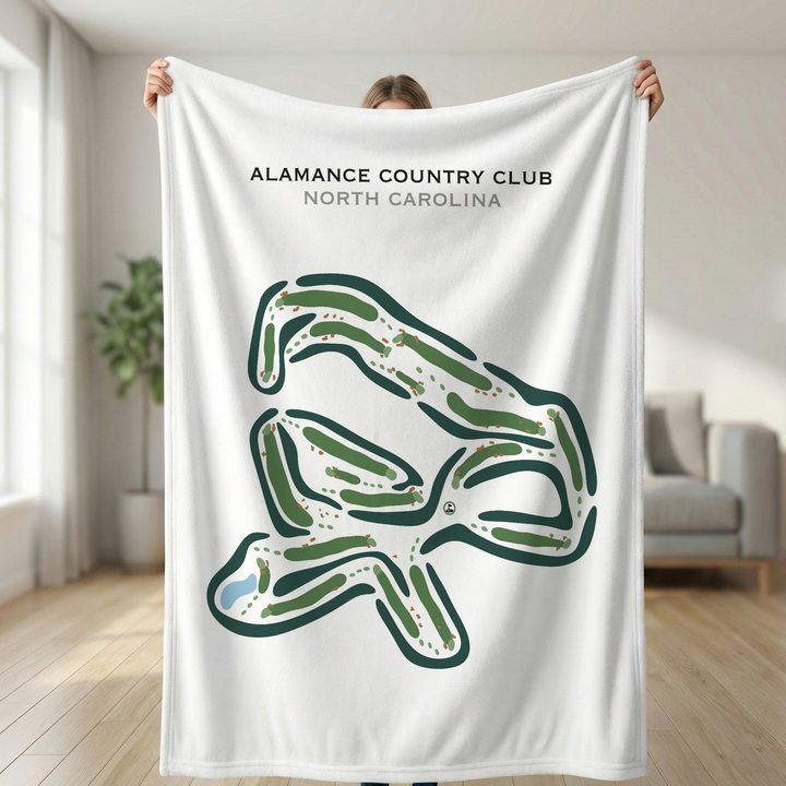 Alamance Country Club, North Carolina - Printed Golf Courses