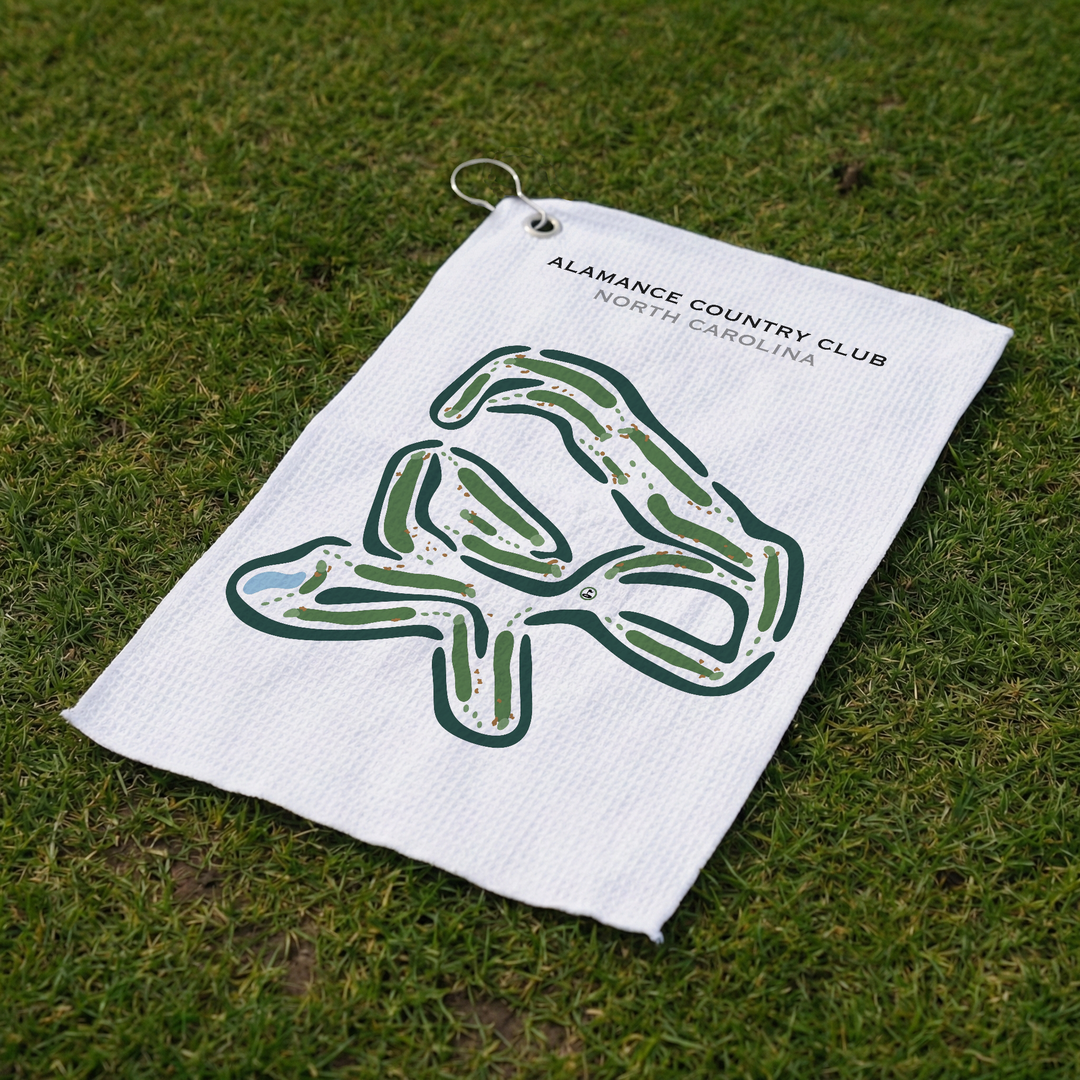 Alamance Country Club, North Carolina - Printed Golf Courses