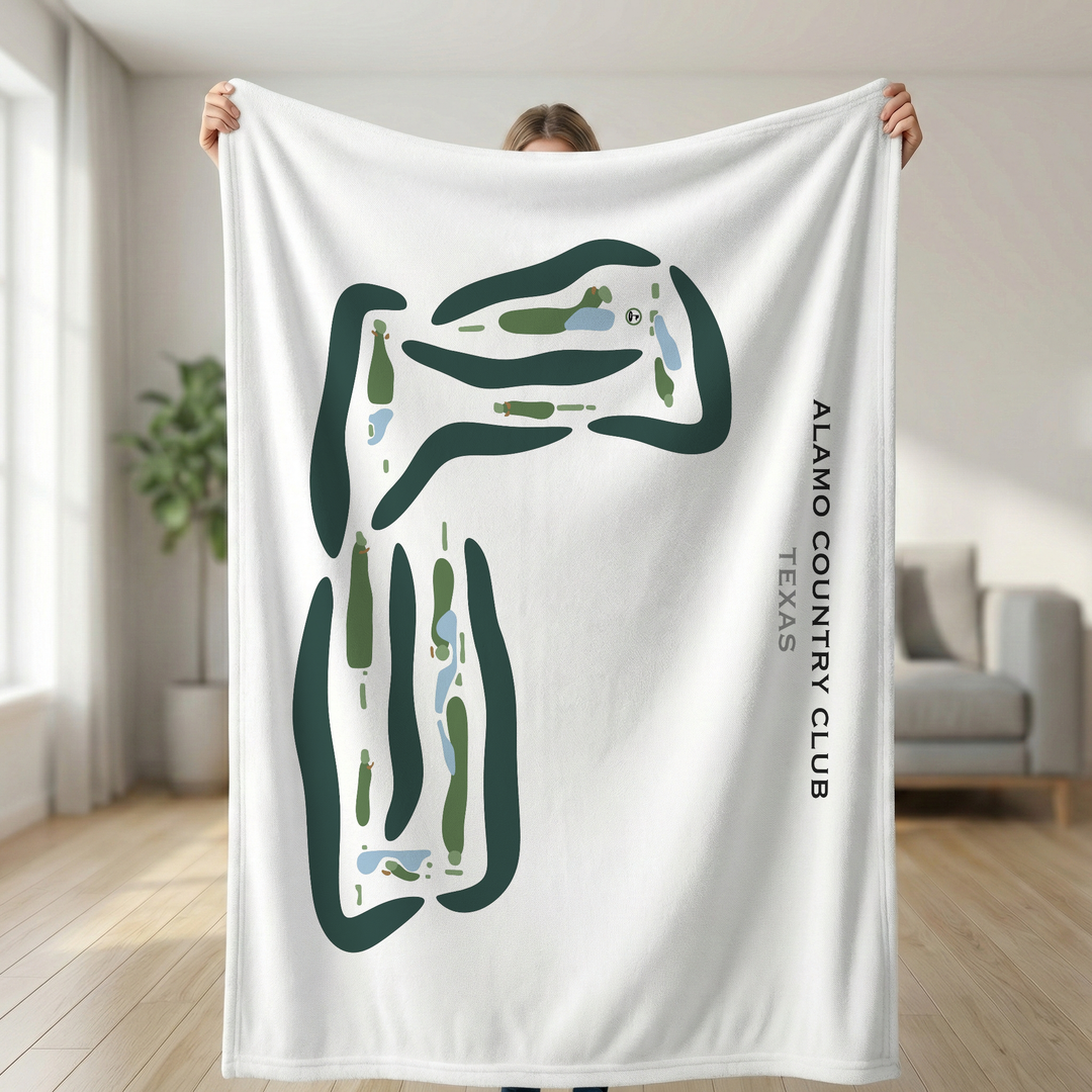 Alamo Country Club, Texas - Printed Golf Courses