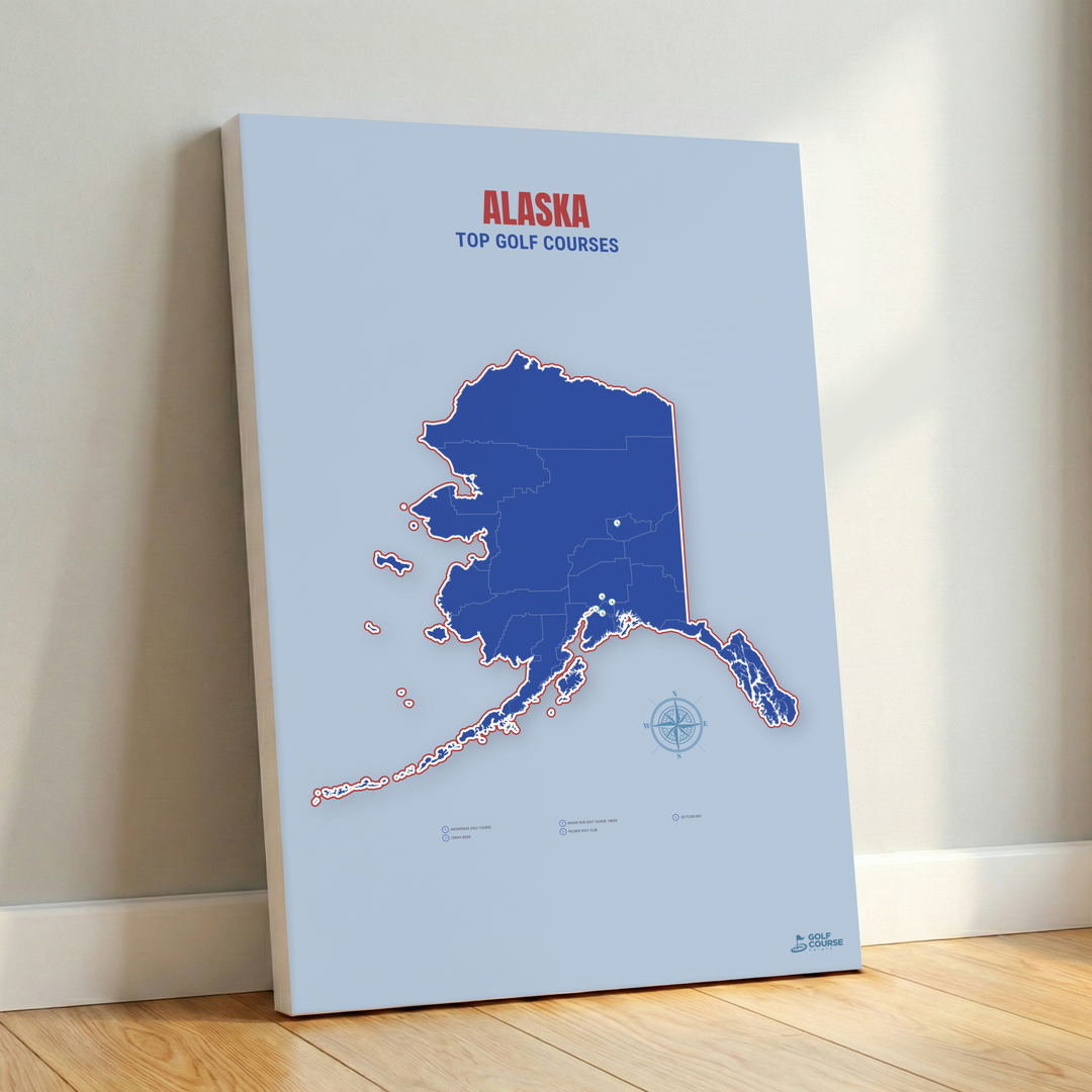 Map of Alaska Golf Courses