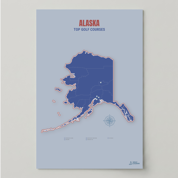 Map of Alaska Golf Courses