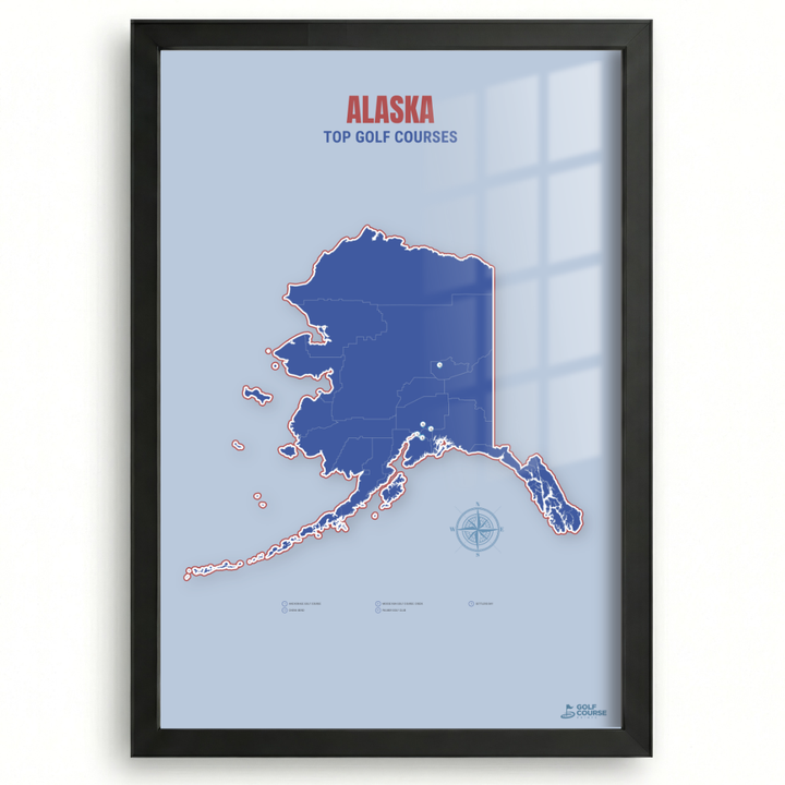 Map of Alaska Golf Courses