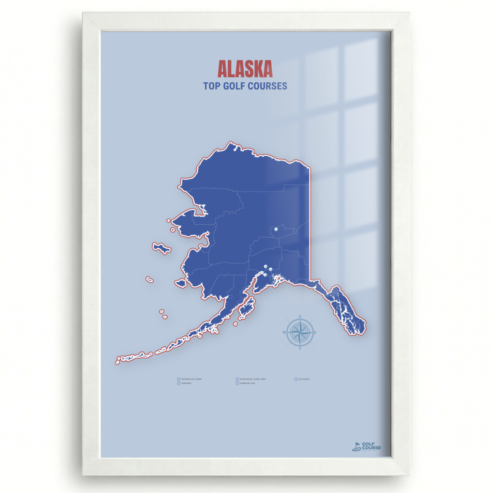 Map of Alaska Golf Courses