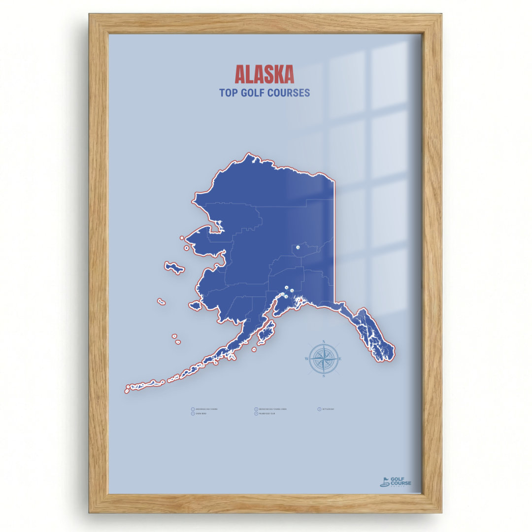 Map of Alaska Golf Courses