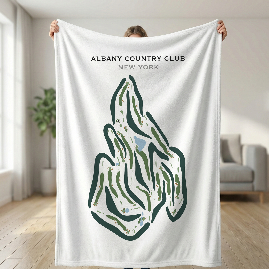Albany Country Club, New York - Printed Golf Courses
