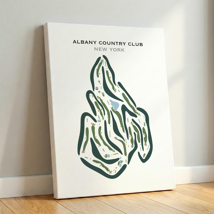 Albany Country Club, New York - Printed Golf Courses