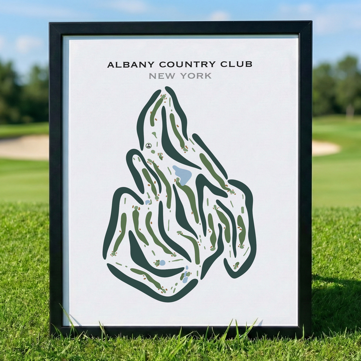 Albany Country Club, New York - Printed Golf Courses