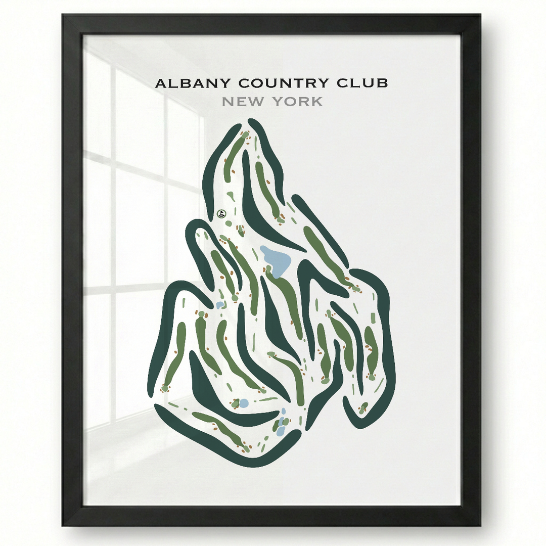 Albany Country Club, New York - Printed Golf Courses