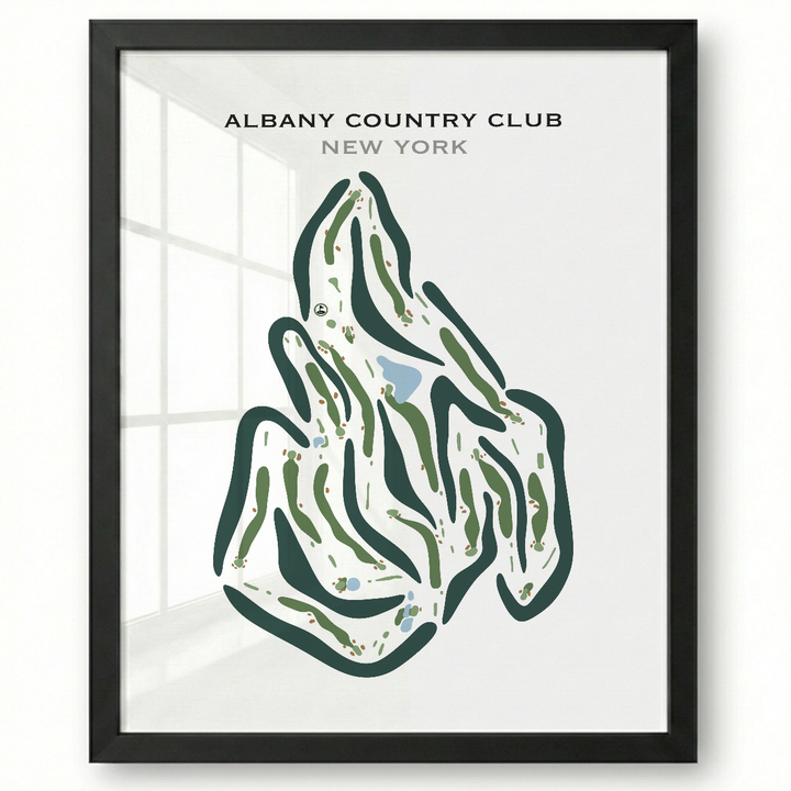 Albany Country Club, New York - Printed Golf Courses