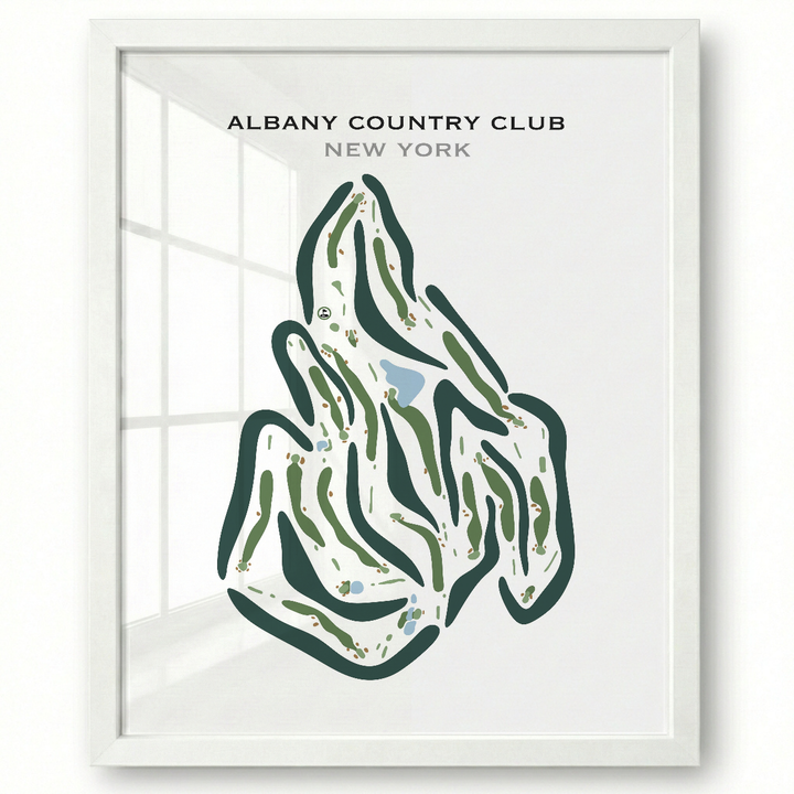 Albany Country Club, New York - Printed Golf Courses