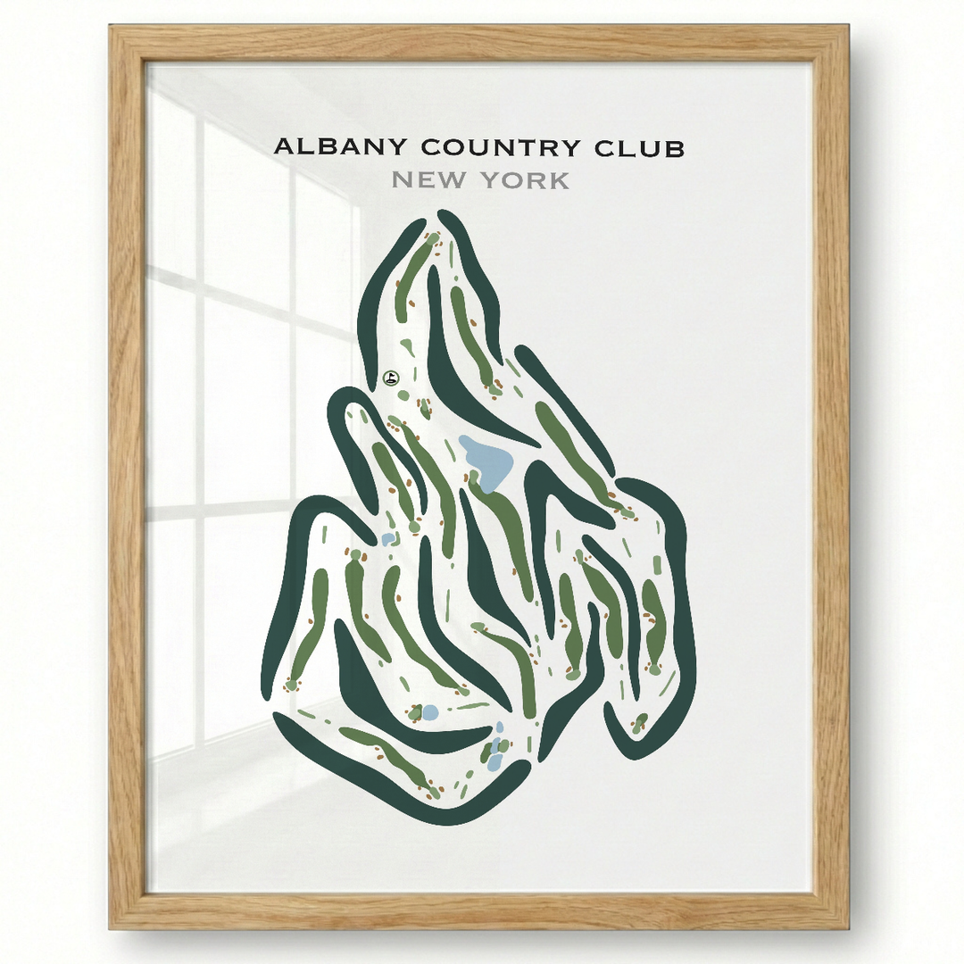 Albany Country Club, New York - Printed Golf Courses