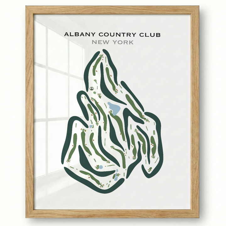 Albany Country Club, New York - Printed Golf Courses