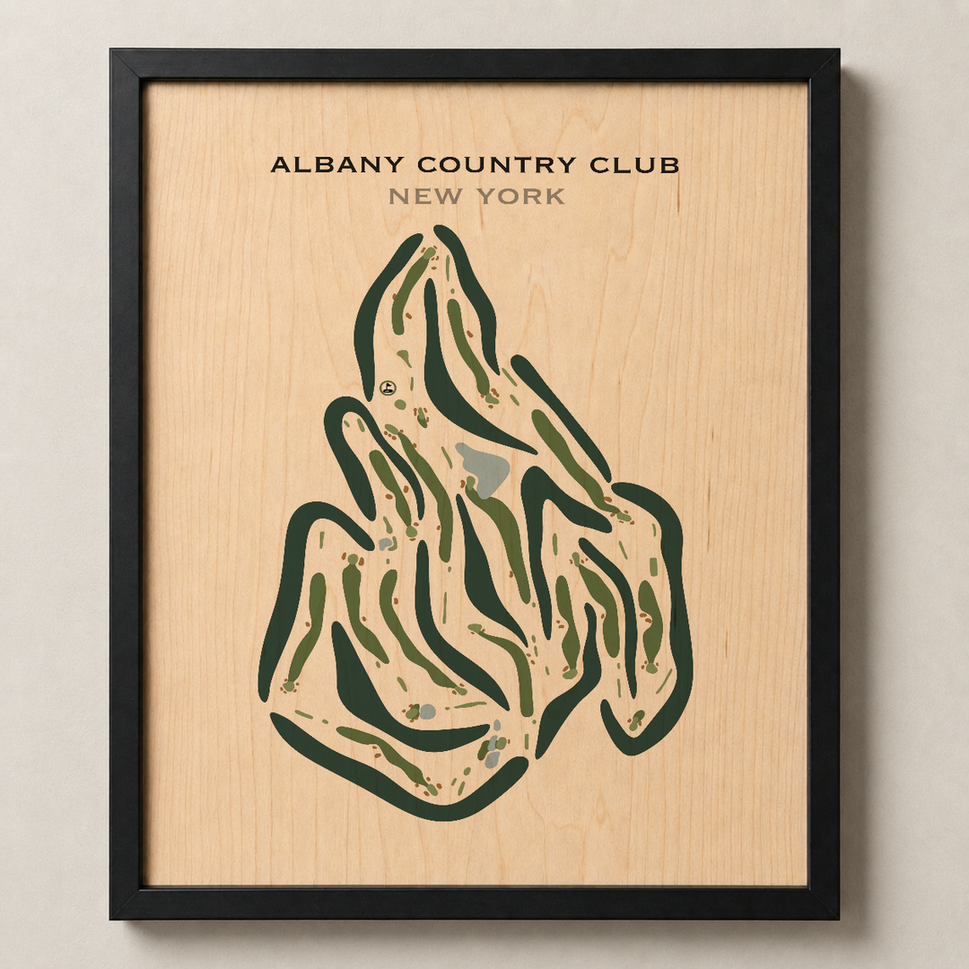 Albany Country Club, New York - Printed Golf Courses