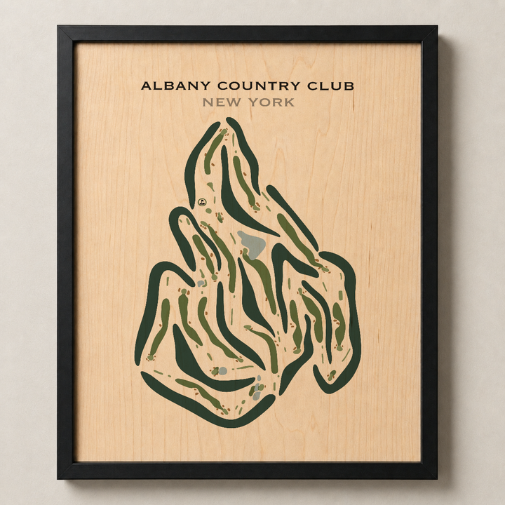 Albany Country Club, New York - Printed Golf Courses